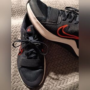Nike Mens Navy Blue and Orange/Redish Athletic Shoes